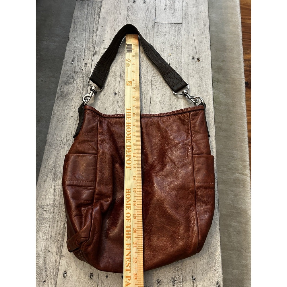 Rough And Tumble Bag Leather Cognac Distressed Boho Limited - Picture 2 of 15